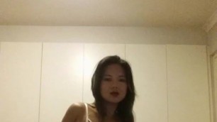 Sexy Little Asian Stripping Cam