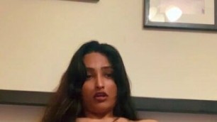 Desi Shemale with natural tits and hard cock