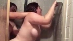 in the shower with a friend