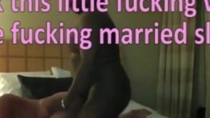 Married Slut Owned by Big Black Bull.