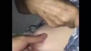 Chinese Granny Showing Her Body For Money