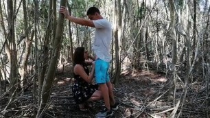 PornReal Beautiful Girl Sex In The Woods Part1