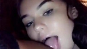 Watch Amateur Filming Herself  pussy licking
